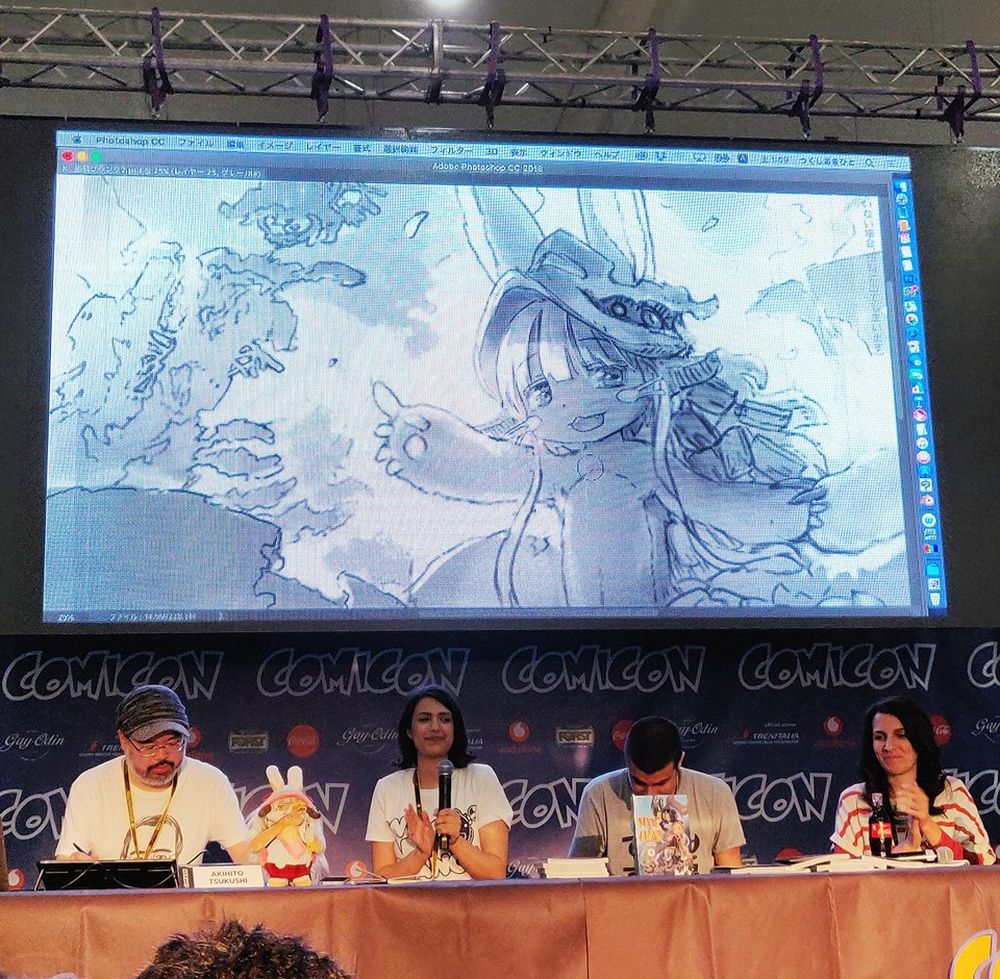 Illustrazione Akihito Tsukushi Comicon2019 Illustrazione Akihito Tsukushi Comicon2019